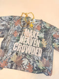 MAKE HEAVEN CROWDED CAMO TEE